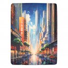 Utopian Cityscape Ultra-Soft Micro Fleece Blanket
