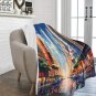 Utopian Cityscape Ultra-Soft Micro Fleece Blanket