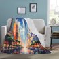 Utopian Cityscape Ultra-Soft Micro Fleece Blanket