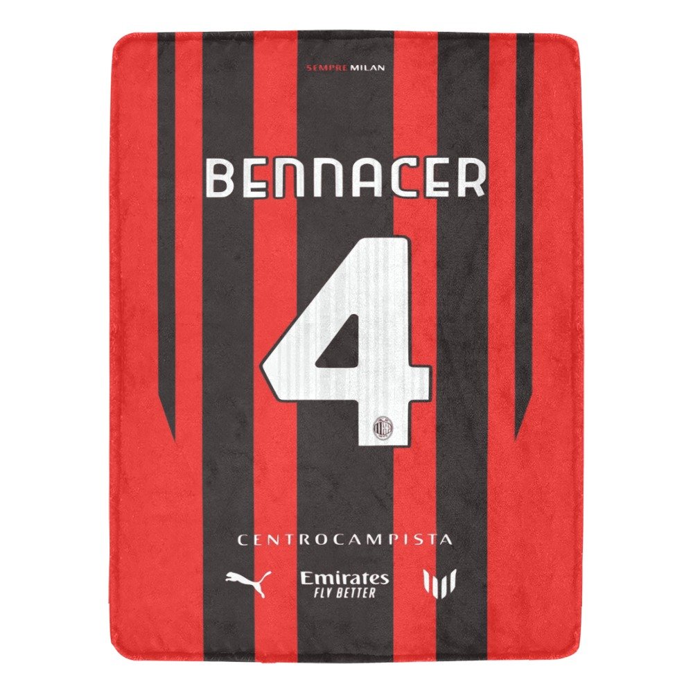 Bennacer 4 Milan Ultra-Soft Micro Fleece Blanket