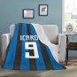 Icardi 9 Inter Ultra-Soft Micro Fleece Blanket