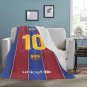 Messi 10 FC Barcelona Ultra-Soft Micro Fleece Blanket