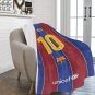 Messi 10 FC Barcelona Ultra-Soft Micro Fleece Blanket