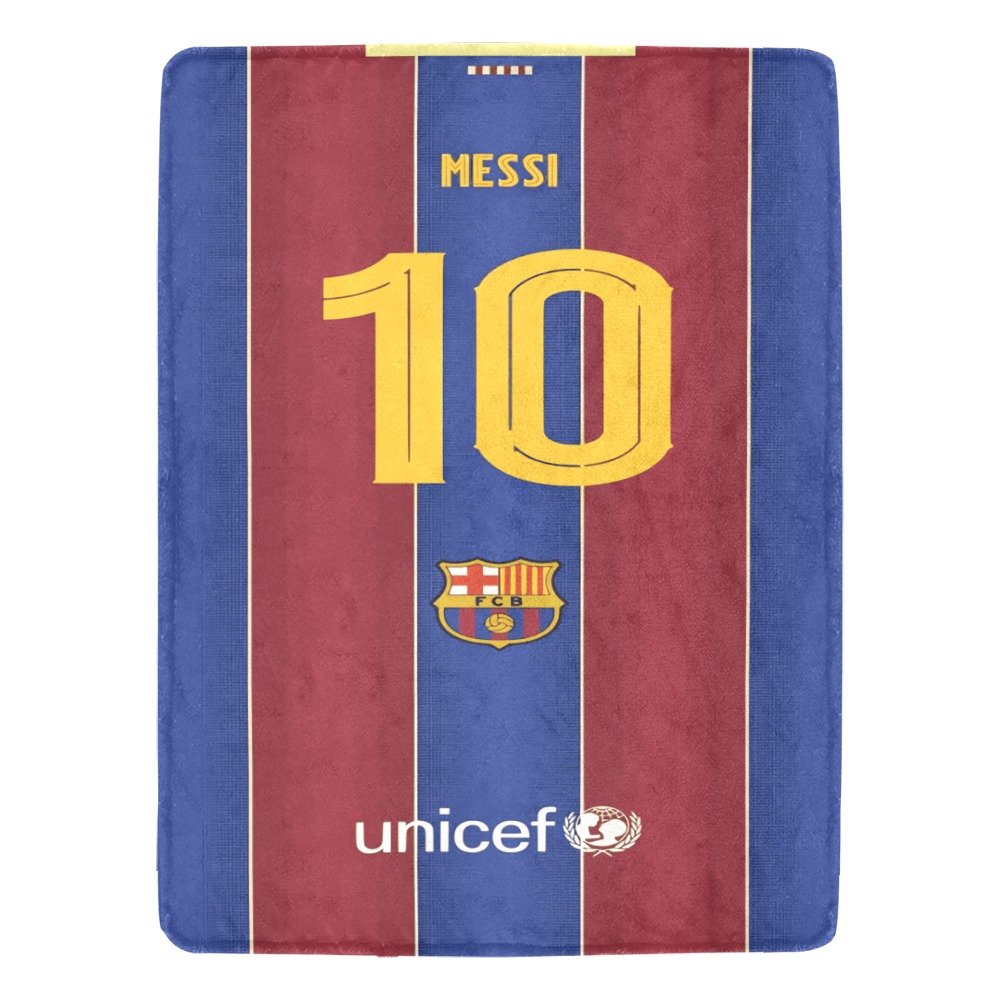 Messi 10 FC Barcelona Ultra-Soft Micro Fleece Blanket