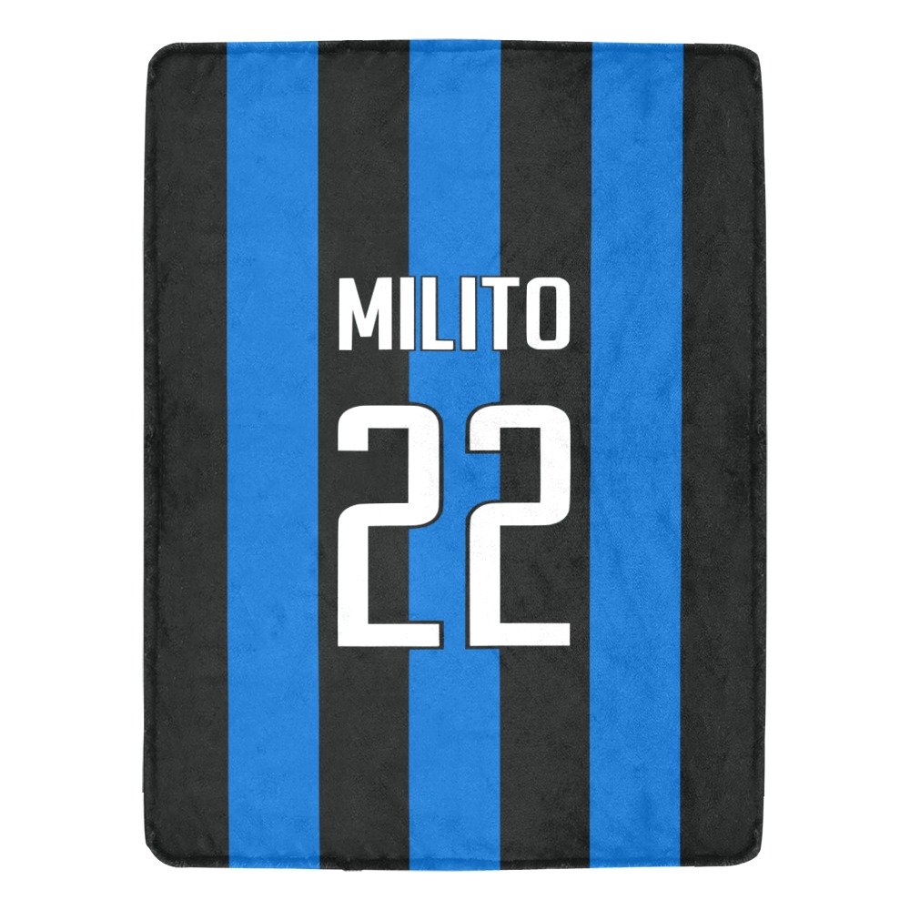 Milito 22 Inter Ultra-Soft Micro Fleece Blanket