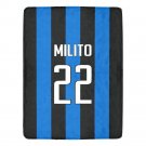 Milito 22 Inter Ultra-Soft Micro Fleece Blanket