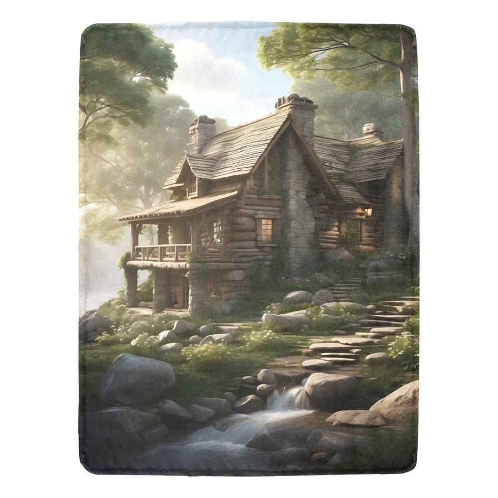 An Inspired Mystical House Ultra-Soft Micro Fleece Blanket