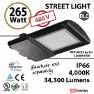 Buy 265W LED Street Light Cobra: 34300Lm 4000K IP66 UL 480V