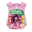 Strawberry Shortcake Cartoon 16" Kids Girls School Book Travel Bag Backpack Pink #05