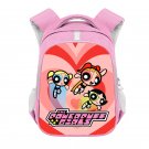 The Powerpuff Girls Cartoon 13" Girls Kids School Book Travel Bag Backpack Pink #02