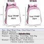 Sofia the First Princess Cartoon 13" Girls Kids School Book Travel Bag Backpack Pink #01