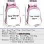 Spider-Man: Into the Spider-Verse Cartoon 13" Girls Kids School Book Travel Bag Backpack Pink #03