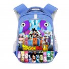 Dragon Ball Super Anime Cartoon 16" Kids School Book Travel Bag Backpack Blue #11