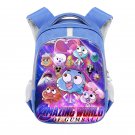 The Amazing World of Gumball Cartoon 16" Kids School Book Travel Bag Backpack Blue #11