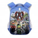 Lego Ninjago The Movie Cartoon 16" Kids School Book Travel Bag Backpack Blue #08