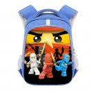 Lego Ninjago Cartoon 16" Kids School Book Travel Bag Backpack Blue #14