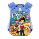 Paw Patrol Cartoon 16" Kids School Book Travel Bag Backpack Blue #03
