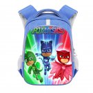 PJ Masks Cartoon 16" Kids School Book Travel Bag Backpack Blue #04