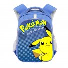 Pokemon Pikachu 16" Kids School Book Travel Bag Backpack Blue #06