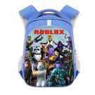 Roblox 16" Kids School Book Travel Bag Backpack Blue #04
