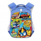 Superzings - Rivals of Kaboom 16" Kids School Book Travel Bag Backpack Blue #02