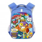 Superzings - Rivals of Kaboom 16" Kids School Book Travel Bag Backpack Blue #07