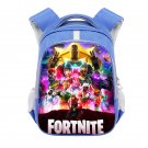 Fortnite Battle Royale 13" Kids School Book Travel Bag Backpack Blue #04