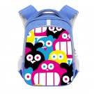 The Amazing World of Gumball Cartoon 13" Kids School Book Travel Bag Backpack Blue #01