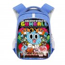 The Amazing World of Gumball Cartoon 13" Kids School Book Travel Bag Backpack Blue #04