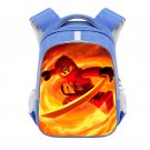 Lego Ninjago Kai Fire Ninja Cartoon 13" Kids School Book Travel Bag Backpack Blue #04