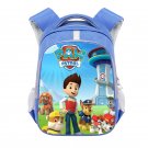 Paw Patrol Cartoon 13" Kids School Book Travel Bag Backpack Blue #01