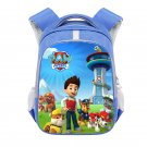 Paw Patrol Cartoon 13" Kids School Book Travel Bag Backpack Blue #06
