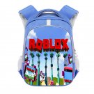 Roblox 13" Kids School Book Travel Bag Backpack Blue #01