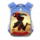 Spider-Man: Into the Spider-Verse 13" Kids School Book Travel Bag Backpack Blue #02