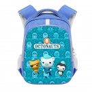 The Octonauts Cartoon 13" Kids School Book Travel Bag Backpack Blue #01
