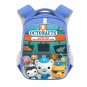 The Octonauts Cartoon 13" Kids School Book Travel Bag Backpack Blue #02