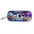 Fortnite Battle Royale Kids School Book Stationery Pencil Case Bag Blue #00
