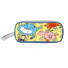 The Amazing World of Gumball Cartoon Kids School Book Stationery Pencil Case Bag Blue #03