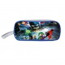 Lego Batman Cartoon Kids School Book Stationery Pencil Case Bag Blue #01