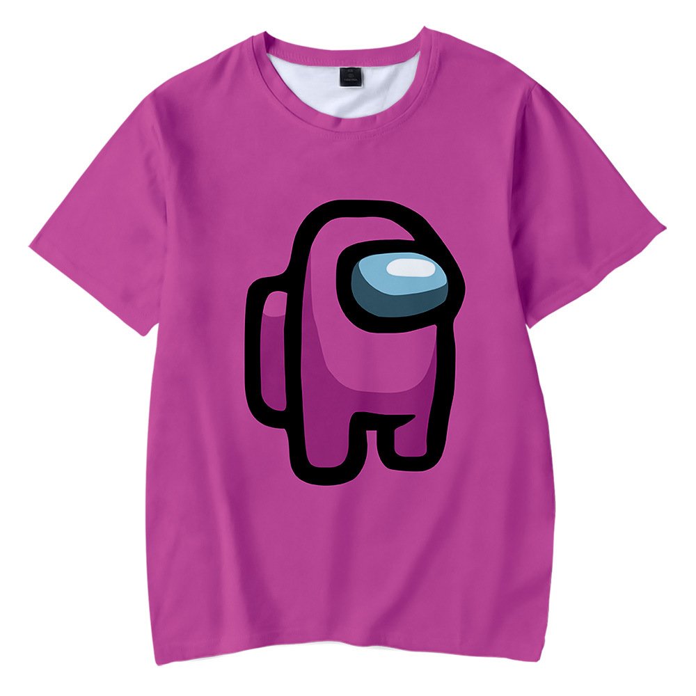 Among Us Kids Short Sleeve T-Shirt Clothing Costume 100-150cm EA-00419
