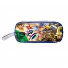 Lego Avengers Cartoon Kids School Book Stationery Pencil Case Bag Blue #03
