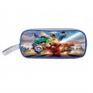 Lego Avengers Cartoon Kids School Book Stationery Pencil Case Bag Blue #06