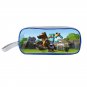 Minecraft Creeper Diamond Steve Kids School Book Stationery Pencil Case Bag Blue #43