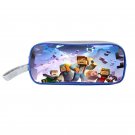 Minecraft Story Mode Kids School Book Stationery Pencil Case Bag Blue #77