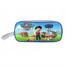 Paw Patrol Cartoon Kids School Book Stationery Pencil Case Bag Blue #01