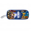 Roblox Kids School Book Stationery Pencil Case Bag Blue #02