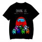 Among Us Kids Short Sleeve T-Shirt Clothing Costume 100-150cm EA-00432