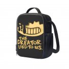 Bendy and the Ink Machine 10" Kids School Travel Insulated Lunch Bag Box Backpack Black #06