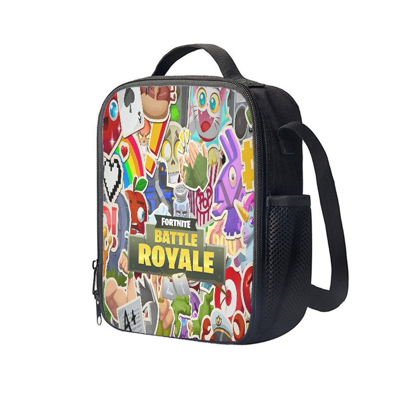 Fortnite Battle Royale 10" Kids School Travel Insulated Lunch Bag Box