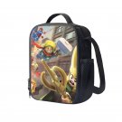 Lego Avengers Cartoon 10" Kids School Travel Insulated Lunch Bag Box Backpack Black #04